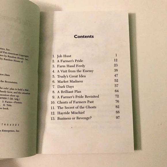 Vtg 1997 The  Berenstain Bears and the Haunted Hayride by Stan Berenstain - Picture 9 of 16